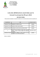 CM 2023.06.09 – sénatoriales – liste délibérations
